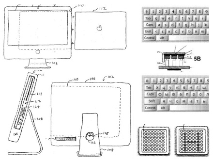Apple Patent office : macbook in iMac