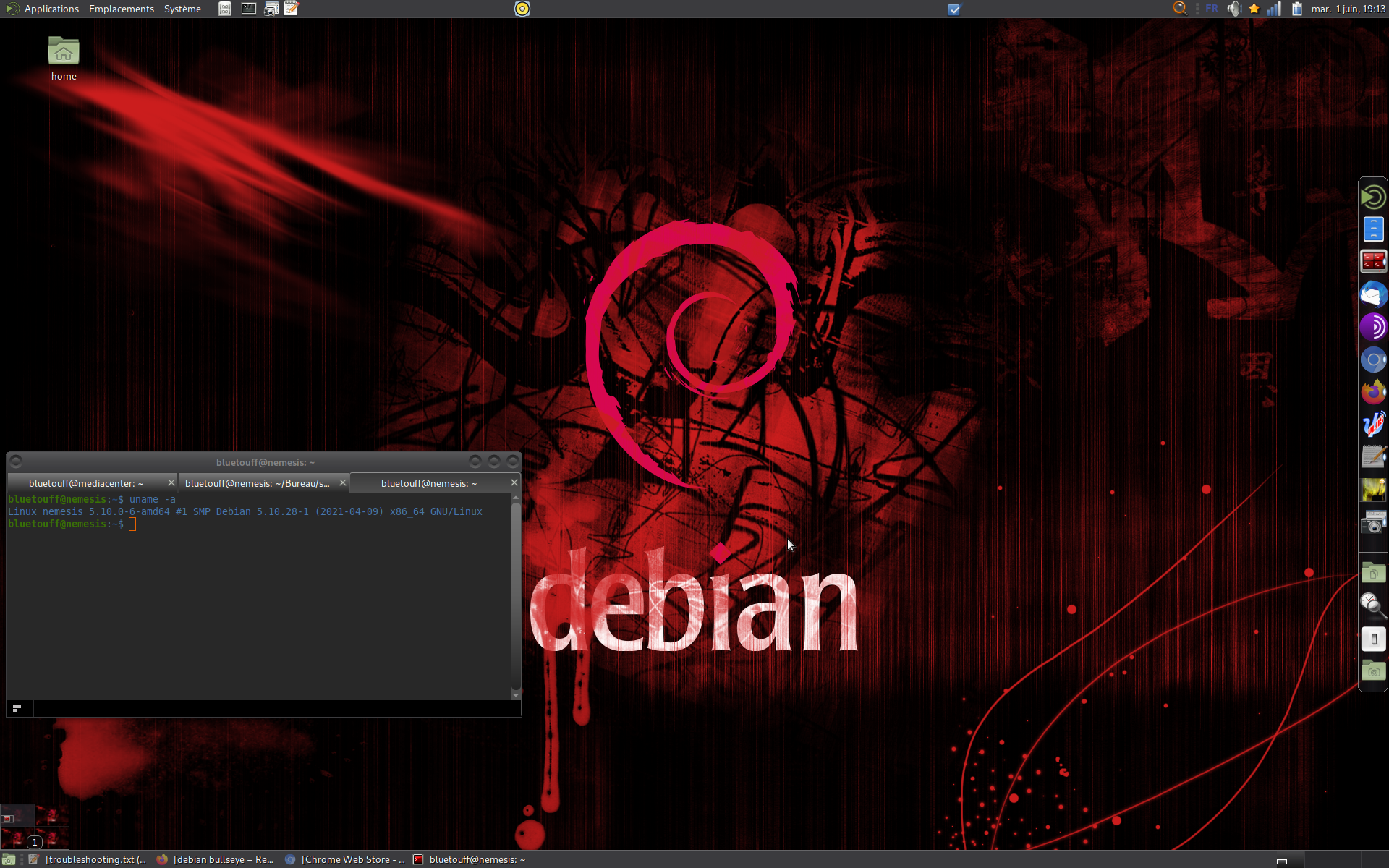 Debian Bullseye RC1 with Mate